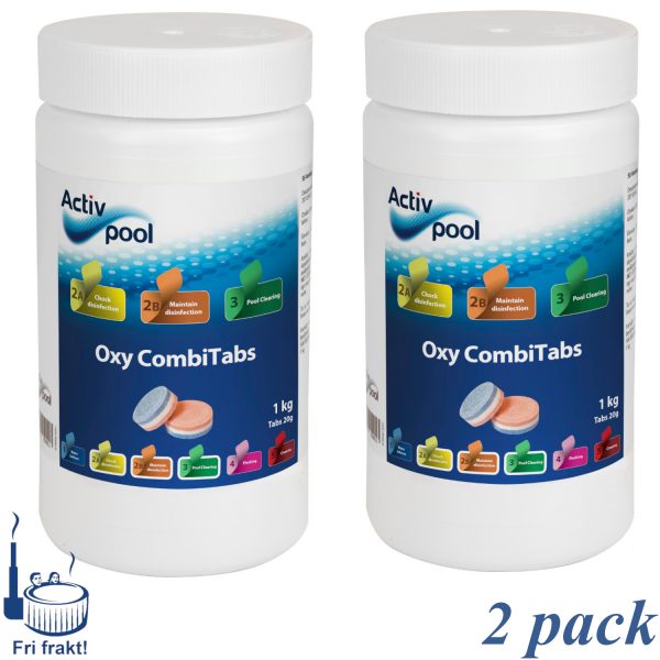 2 pack ActivPool Oxy Combitab 20G