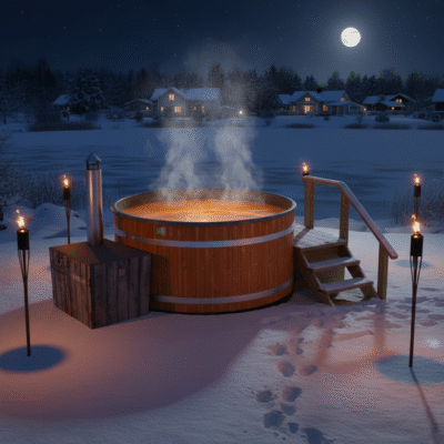 Kirami Family Large Rexener diesel-bioheater, spalock och komplett reningssystem med 2 kW backup elvärmare, 8-10 personer